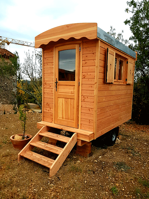 roulotte cabane de jardin