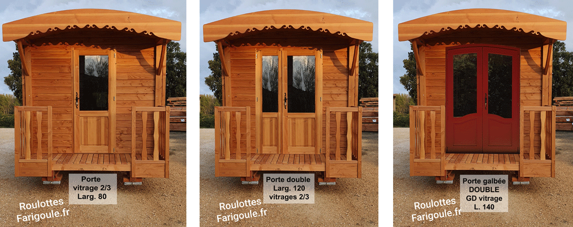 Portes d entree Roulottes Farigoule