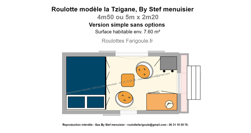 roulotte Farigoule Tzigane France agencee pas chere