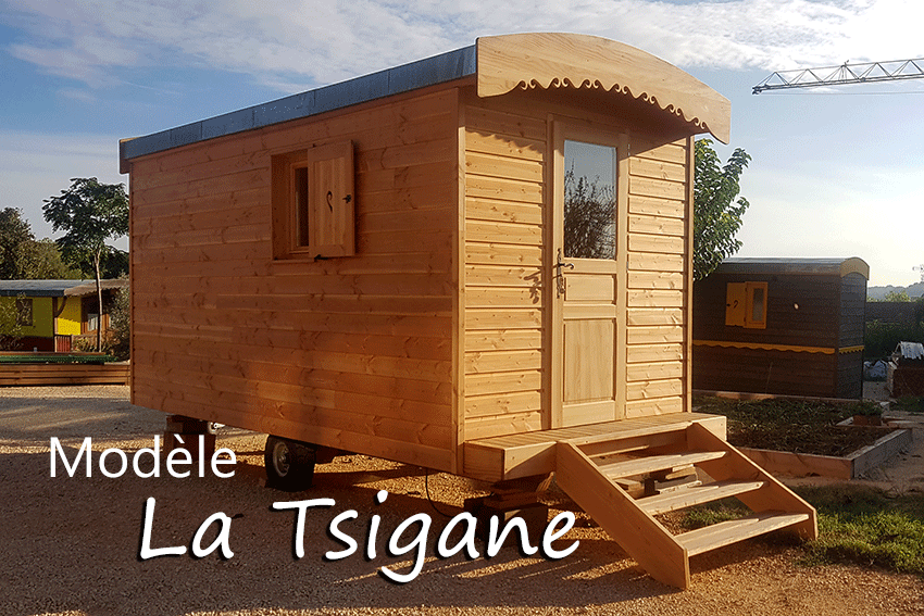 Modèle roulotte La Tsigane by Roulottes Farigoule